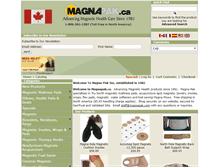 Tablet Screenshot of magnapak.ca